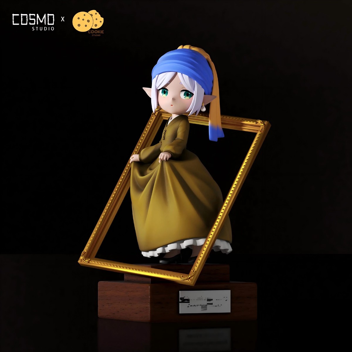 Cookie Studio x Cosmo Studio  Frieren: Beyond Journeys End Frieren Pearl Earrings Limited Edition Statue(Licensed)
