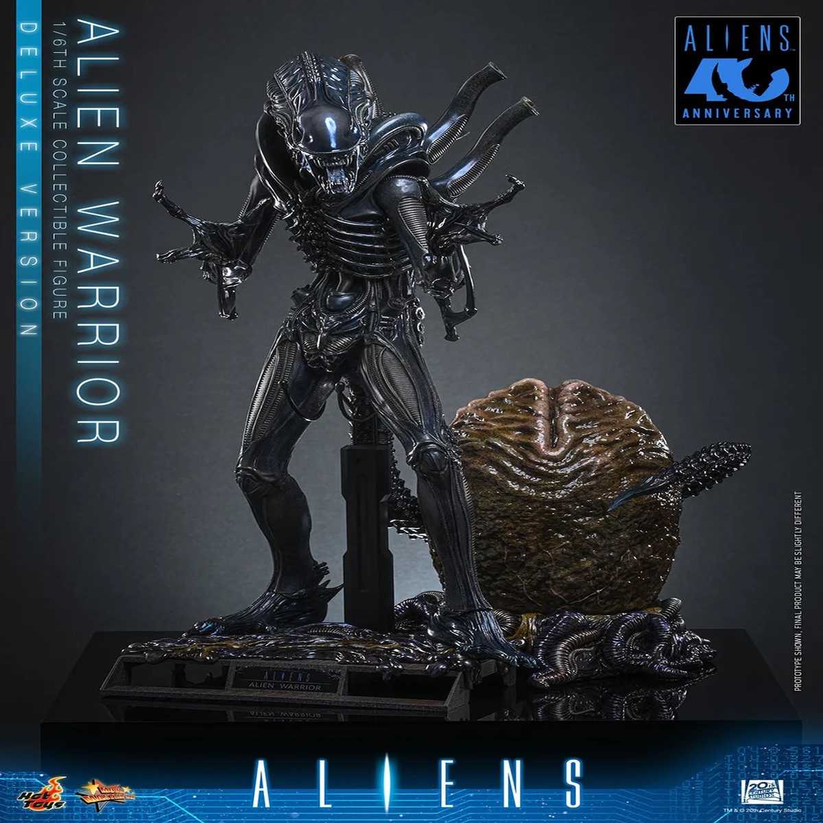 HOT TOYS Aliens MMS899 Alien Warrior 1/6 Scale Collectible Figure BRAND ALIEN