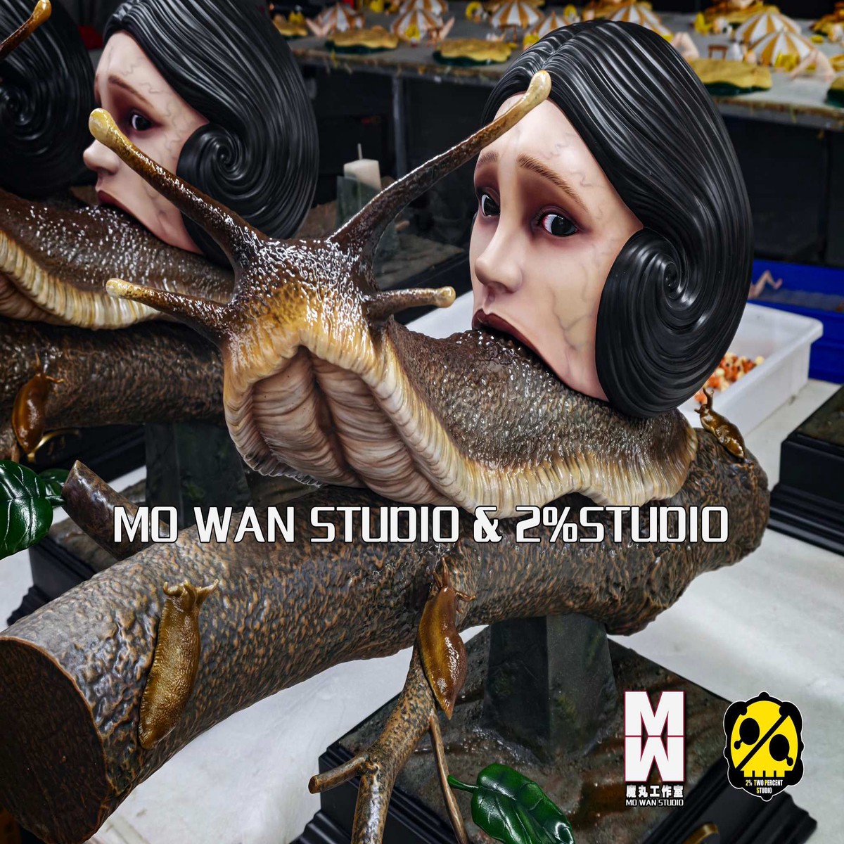 2% Studio  MOWAN Studio  Slug Girl Yuko 1:1 Life-Size Resin Statue [In Stock]
