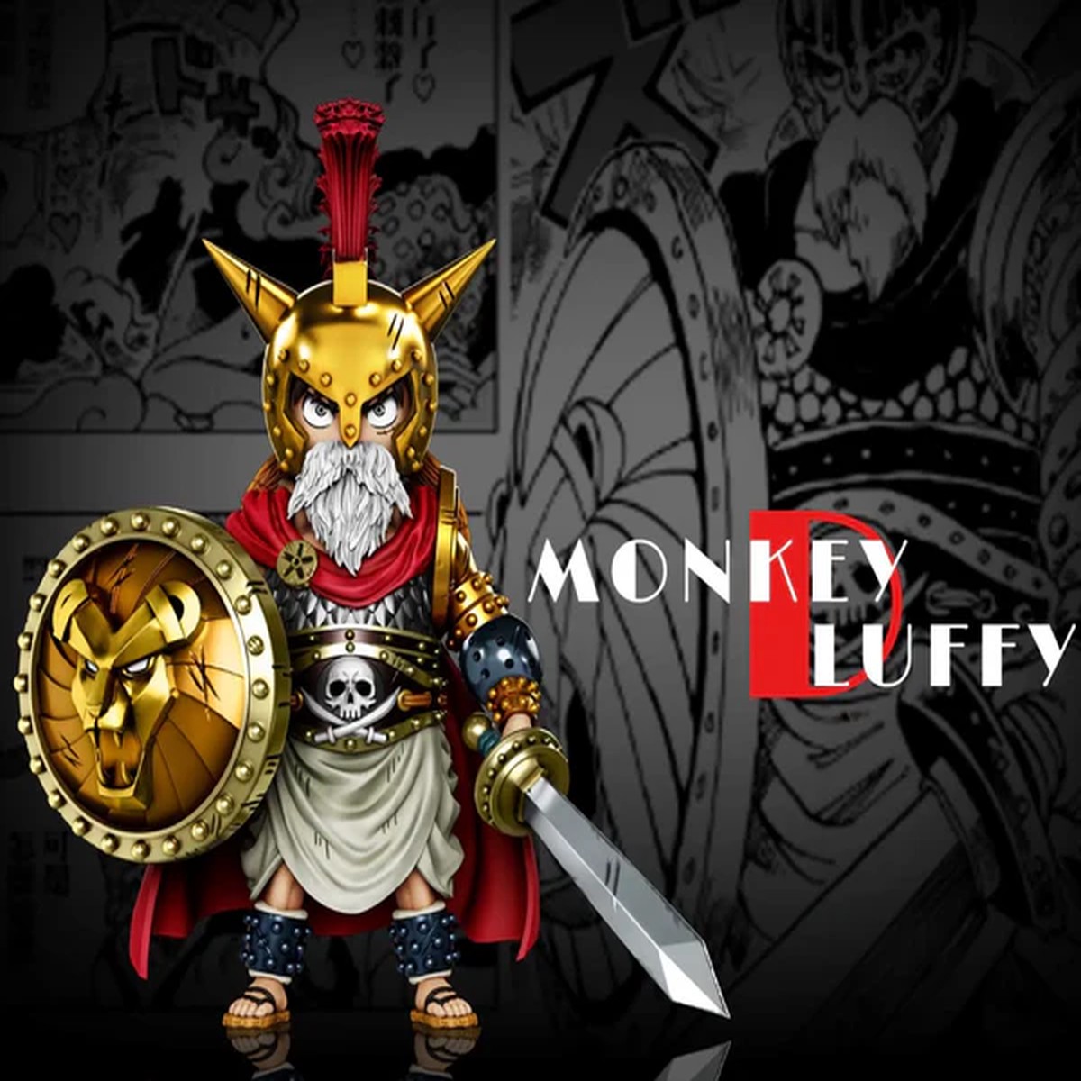 A+ Studio  Corrida Colosseum #19 Gladiator Luffy One Piece Mini Resin Statue Series