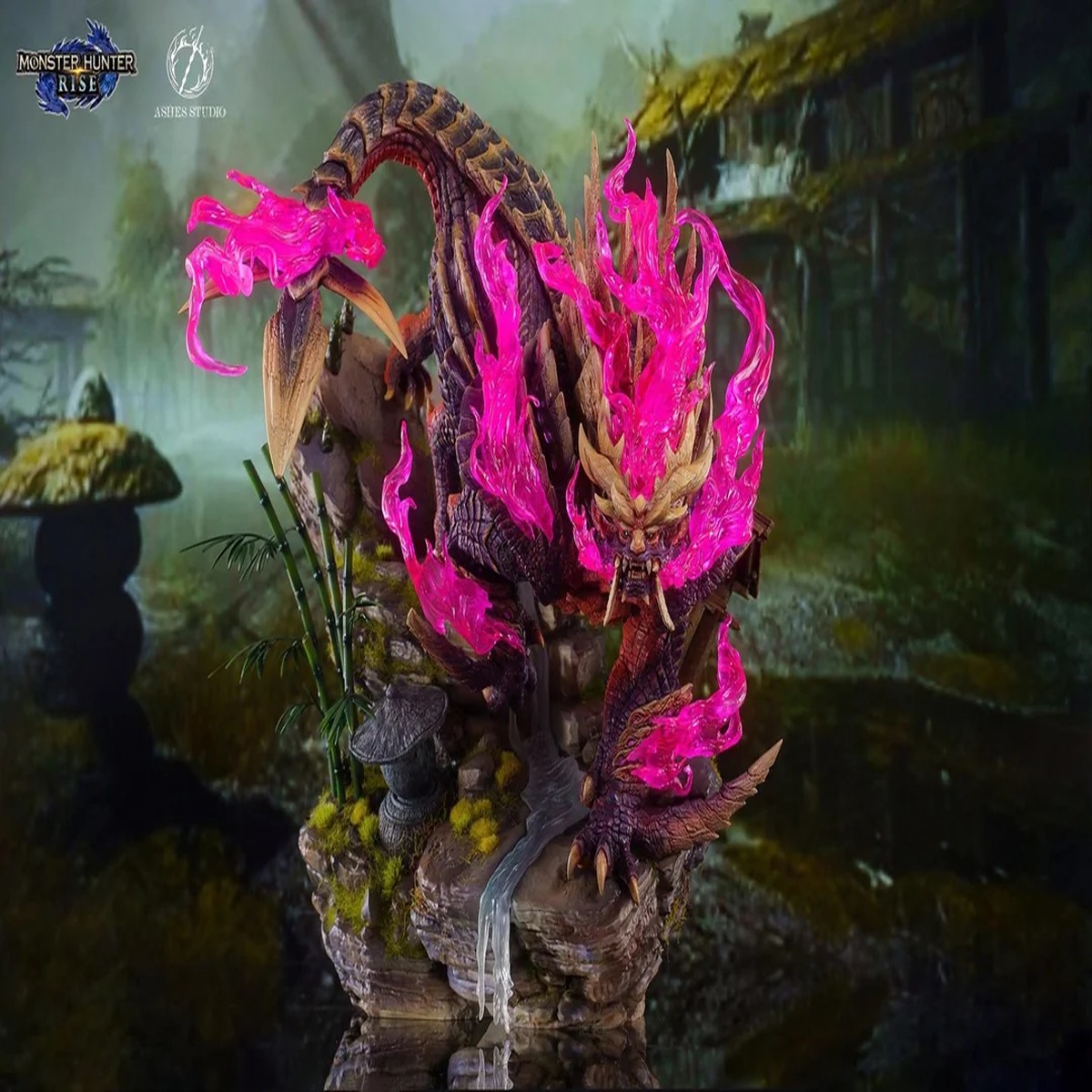 Ashes Studio Magnamalo Monster Hunter Resin Statue