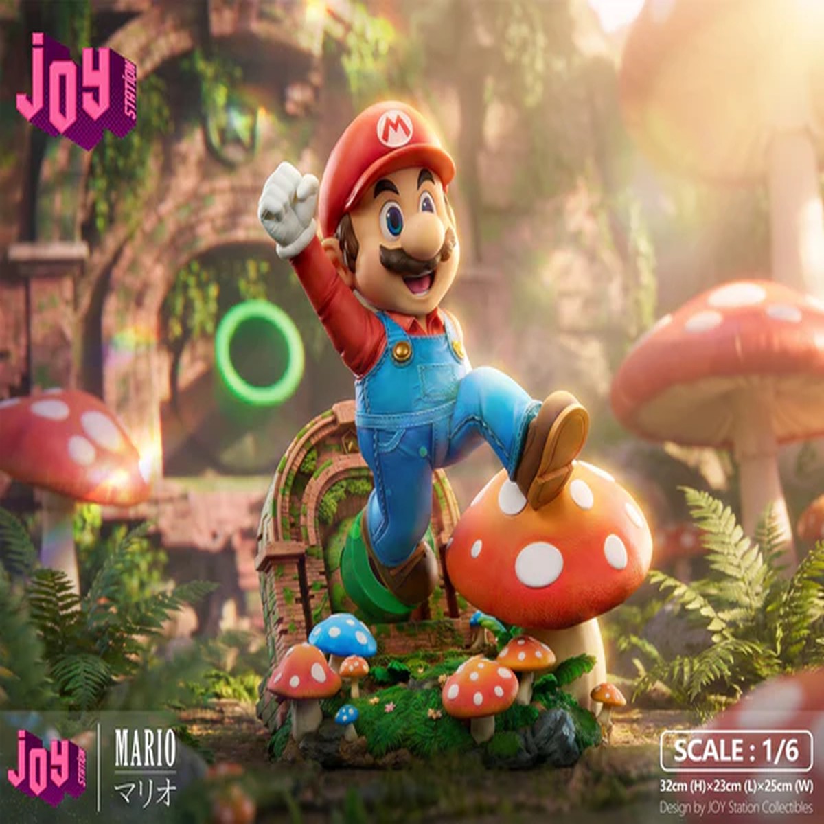 Joy Station Mario Super Mario 1/6 Scale Statue Collection