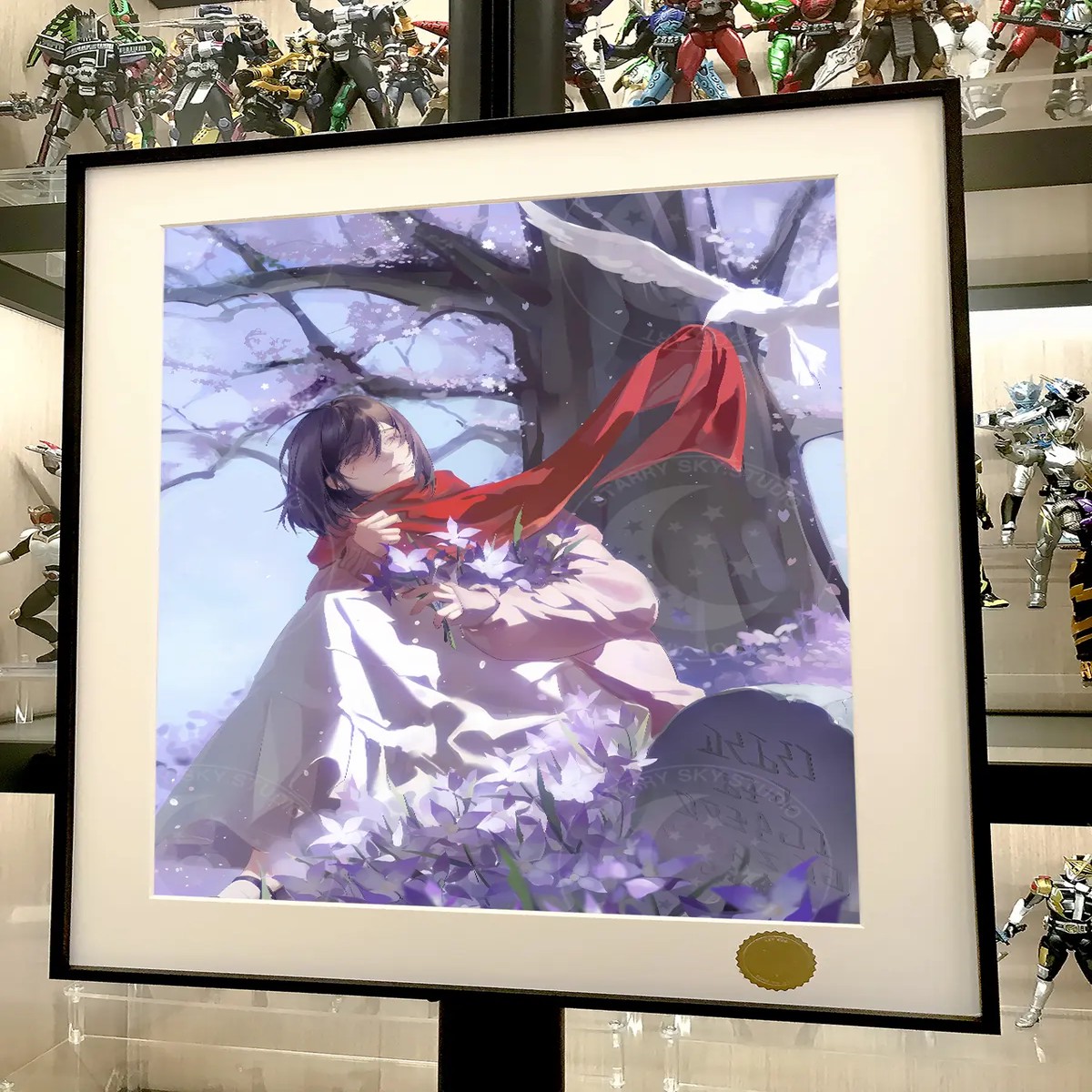 Attack on Titan Mikasa Ackerman Black Matte Metal Frame Edition Xingkong Studio