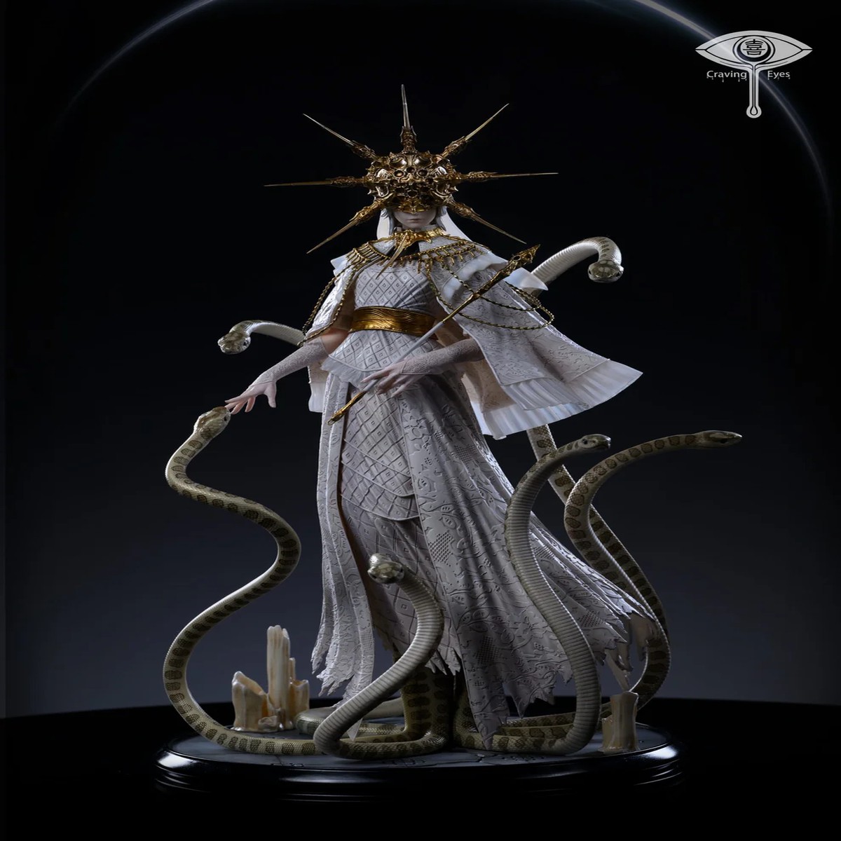 Dark Souls Dark Sun Gwyndolin 1/6 Scale Statue Craving Eyes Studio