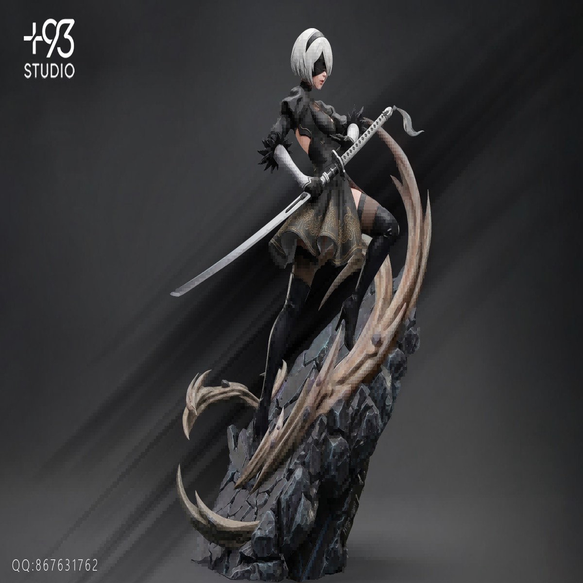 XIXIII Studio  YoRHa No. 2 Type B Attack NieR: Automata | 1/6 & 1/4 Scale Premium Statue