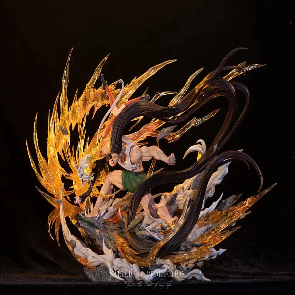 Hunter Hunter Gon VS Neferpitou LED 1/6 Scale Statue Hunter Fan Studio