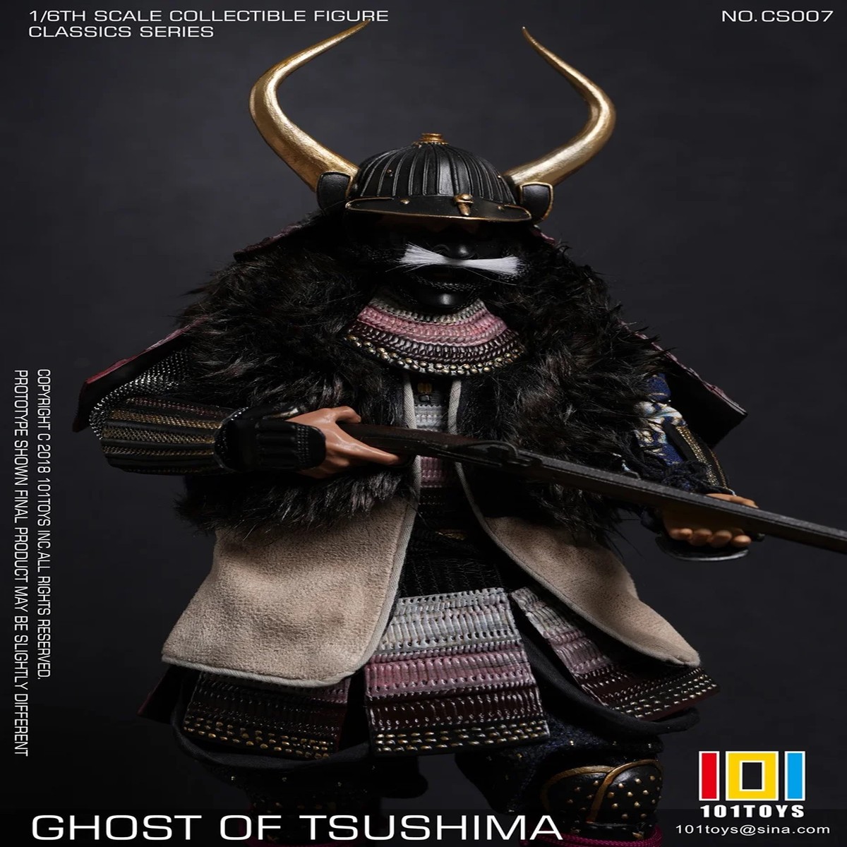 101TOYS 1/6 NO.CS007 CLASSICS SERIES GHOST OF TSUSHIMA SAMURAI C