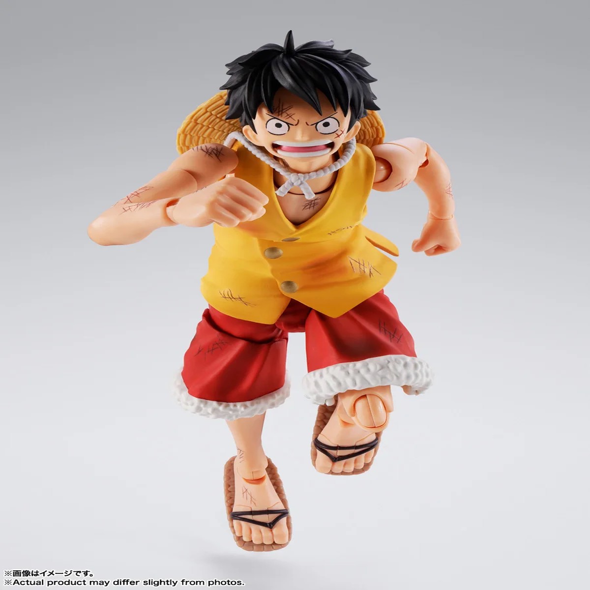 BANDAI SPIRITS  S.H.Figuarts Monkey D. Luffy Summit War of Marineford ONE PIECE (Licensed)