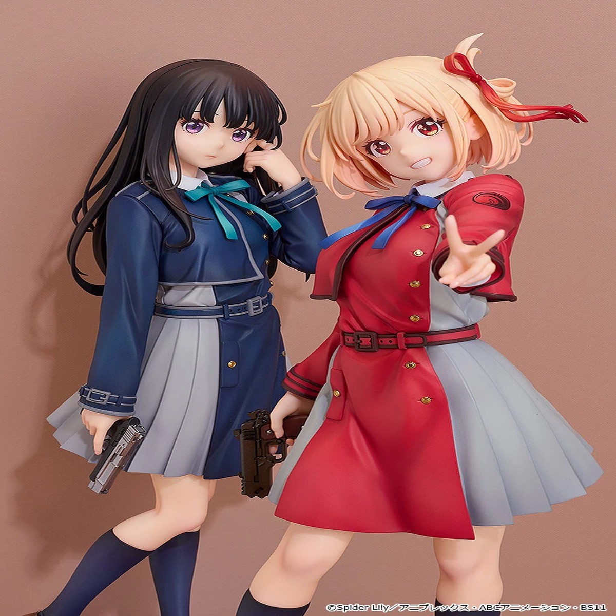 1/6 Scale Key Visual Ver. Takina Inoue & Chisato Nishikigi  Lycoris Recoil Official Statue  GSC