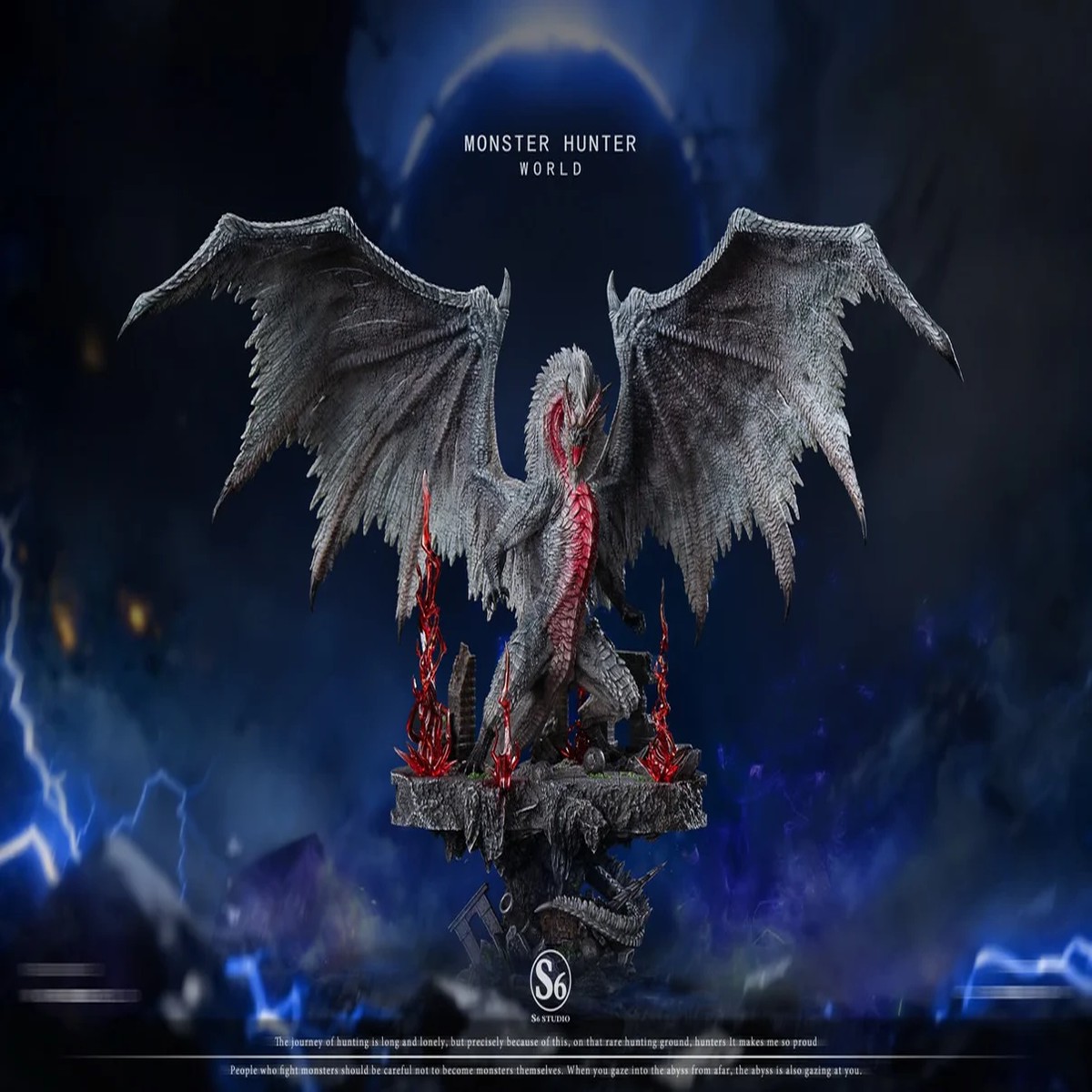 White Fatalis Monster Hunter S6 Studio