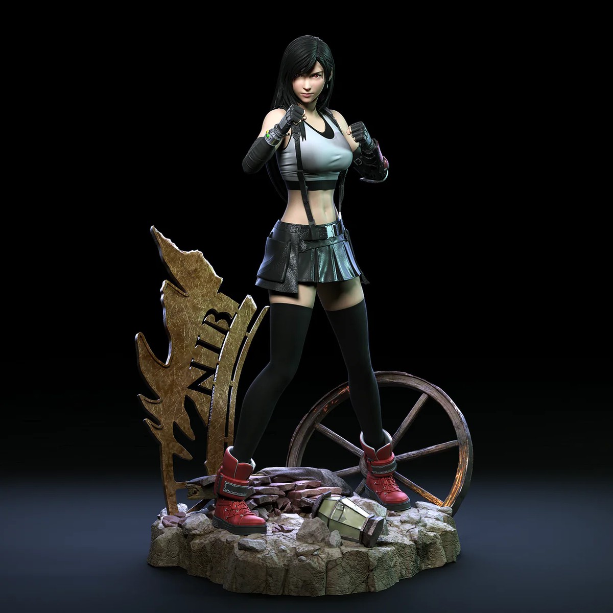 Tifa FF7 Rebirth Final Fantasy 1/4 Scale GK Statue-Solar Studio