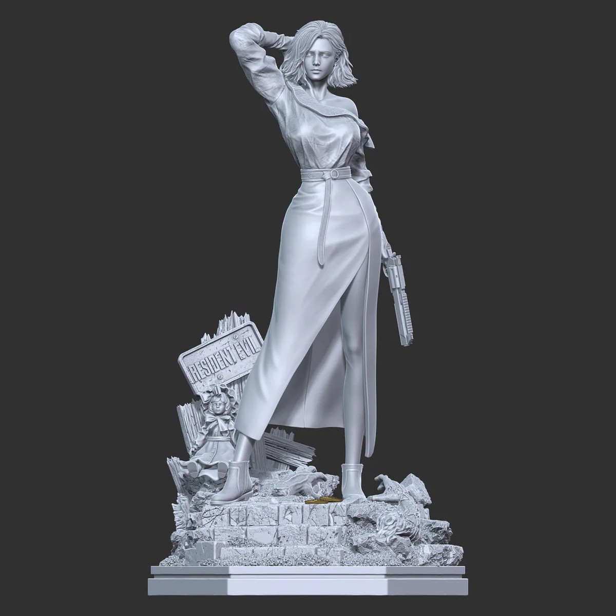 Grace Ashcroft Resident Evil 1/4 Scale TOPGK Statue  Imagination Studio