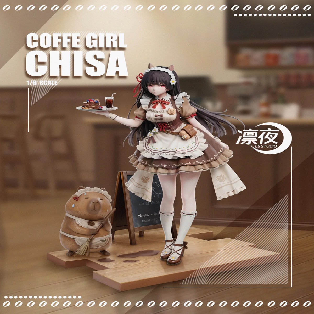 Coffe Girl Chisa Wuthering Waves 1/6 Scale TOPGK Statue-LinYe Studio