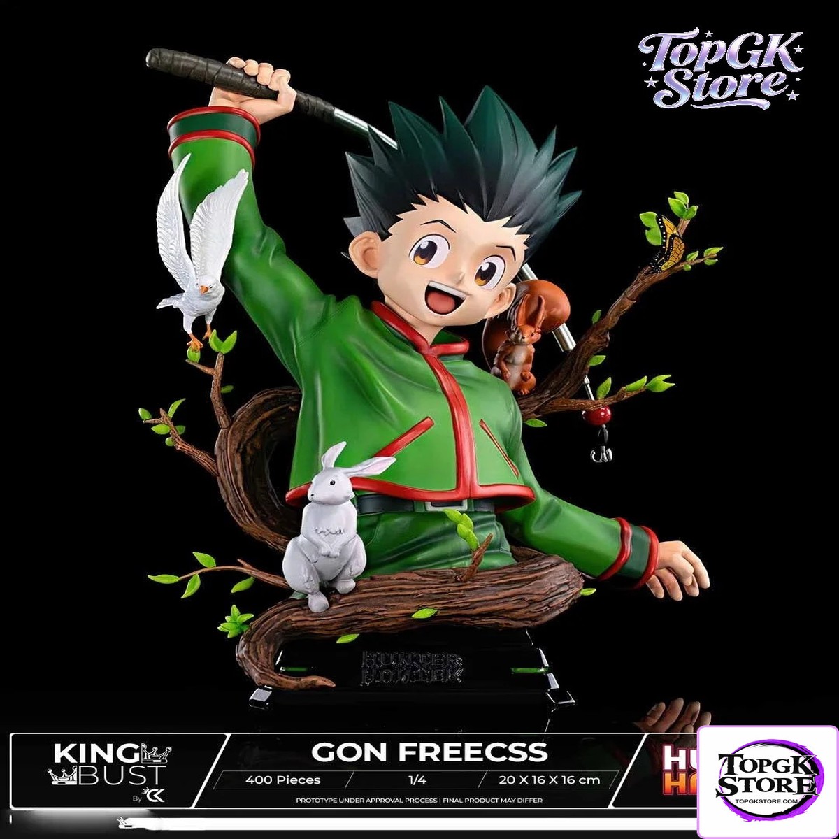 1/4 Scale Licensed Gon Freecss Bust Statue HUNTER X HUNTER Resin Statue Cartoon Kingdom Studio