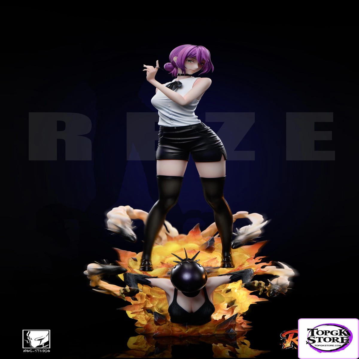 1/6 Scale Bomb Evil Reze with LED Chainsaw Man Resin Statue Noc Studio