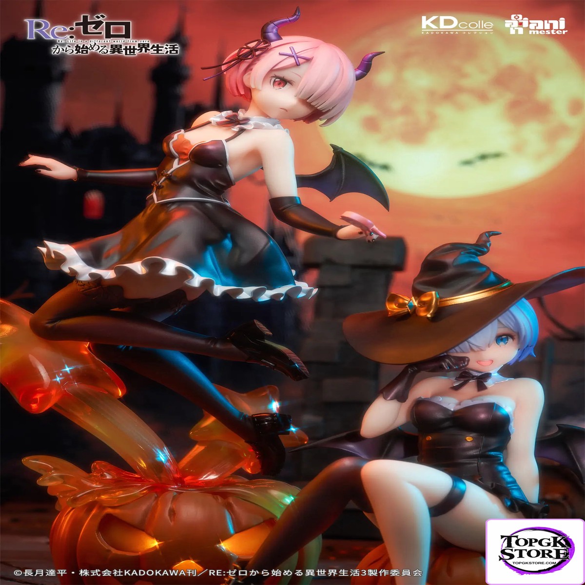 Animester Studio  From Re-Starting Life in Another World Sorcerer of Dreamy Night Ram&Rem 1/7 Figure(Licensed)