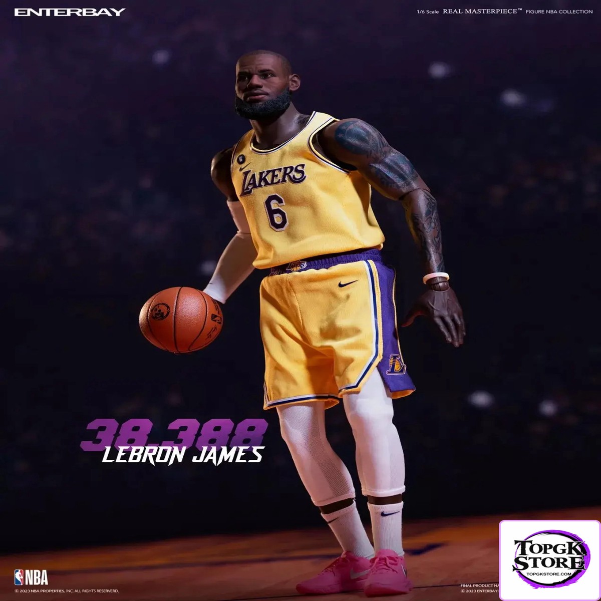 Enterbay  NBA LeBron James All-Times Scoring Leader 1/6 Scale Figure(Licensed)