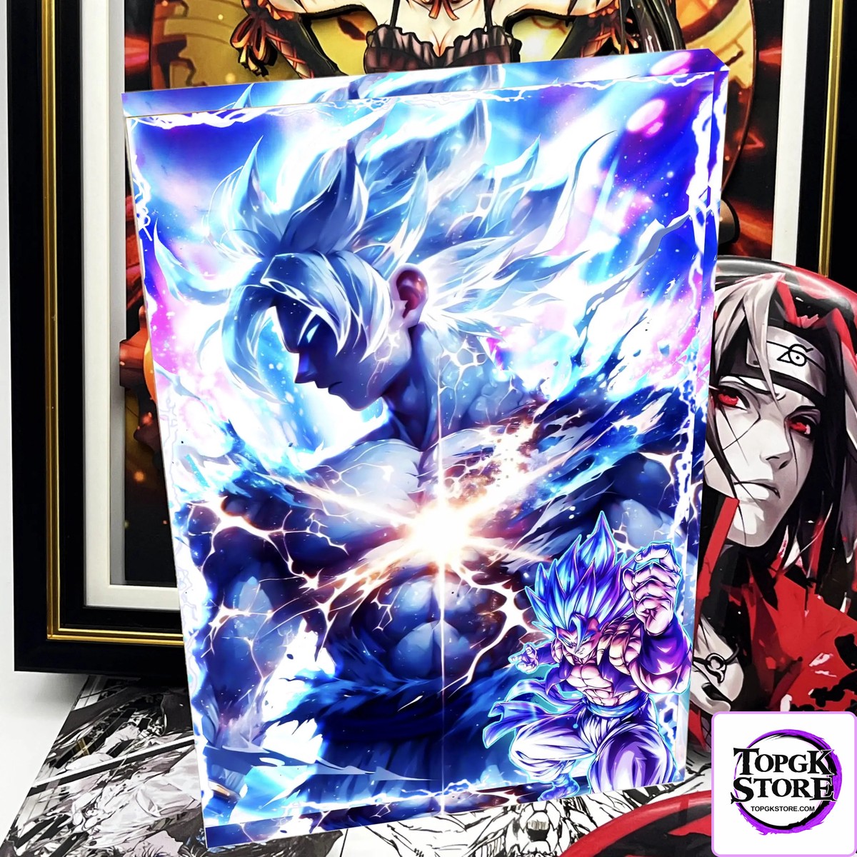 A Miao Hua She Studio Dragon Ball Super Saiyan Blue Son Goku Card Brick