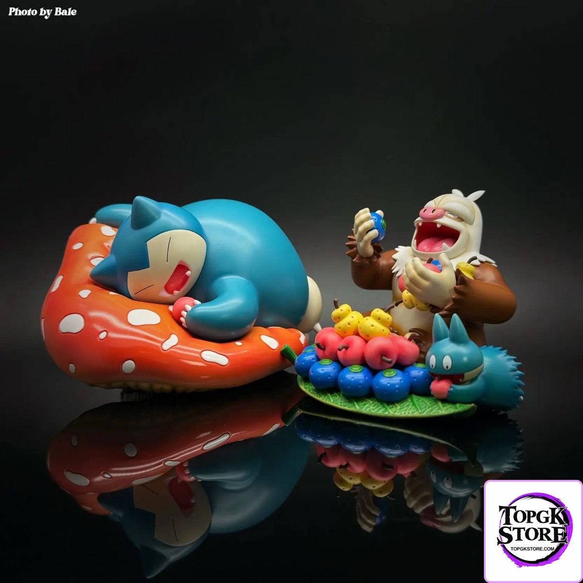 Asterism Studio Pokmon Snorlax & Slaking & Munchlax (normal color)