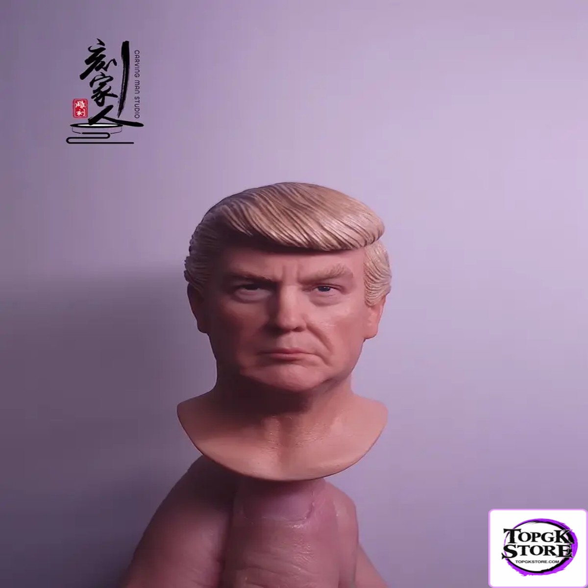 Carving Man Studio Superstar 1/6 CMS-01 Donald Trump action figure male head sculpture Painted Shoulder Version Headsculpt