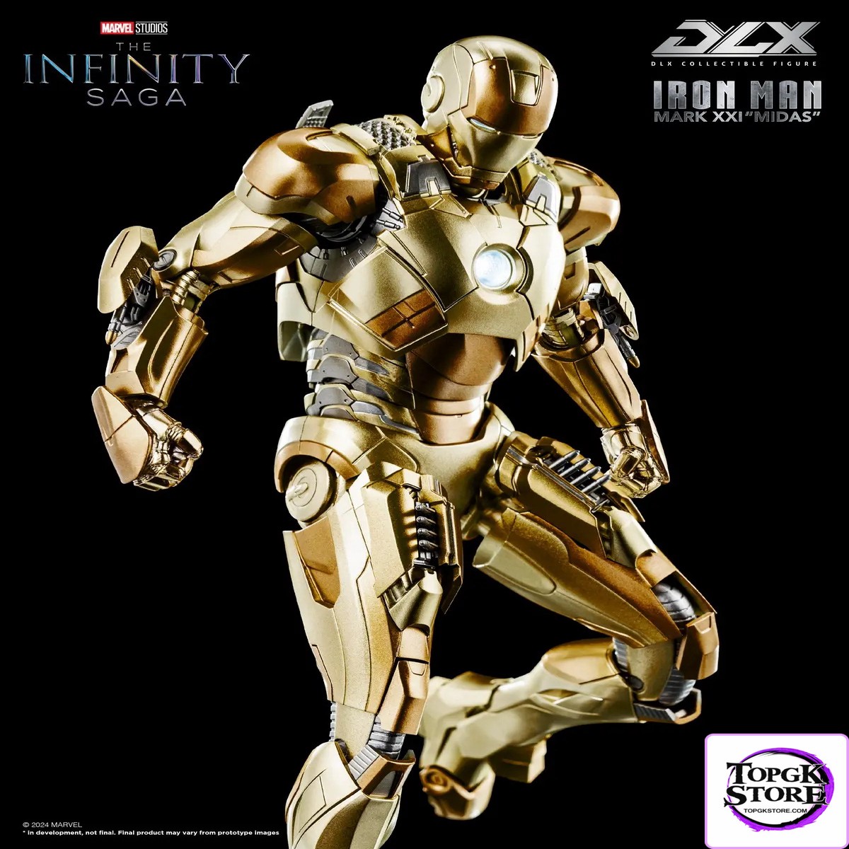 Threezero Marvel The Infinity Saga DLX Iron Man Mark 21 Midas (Licensed)
