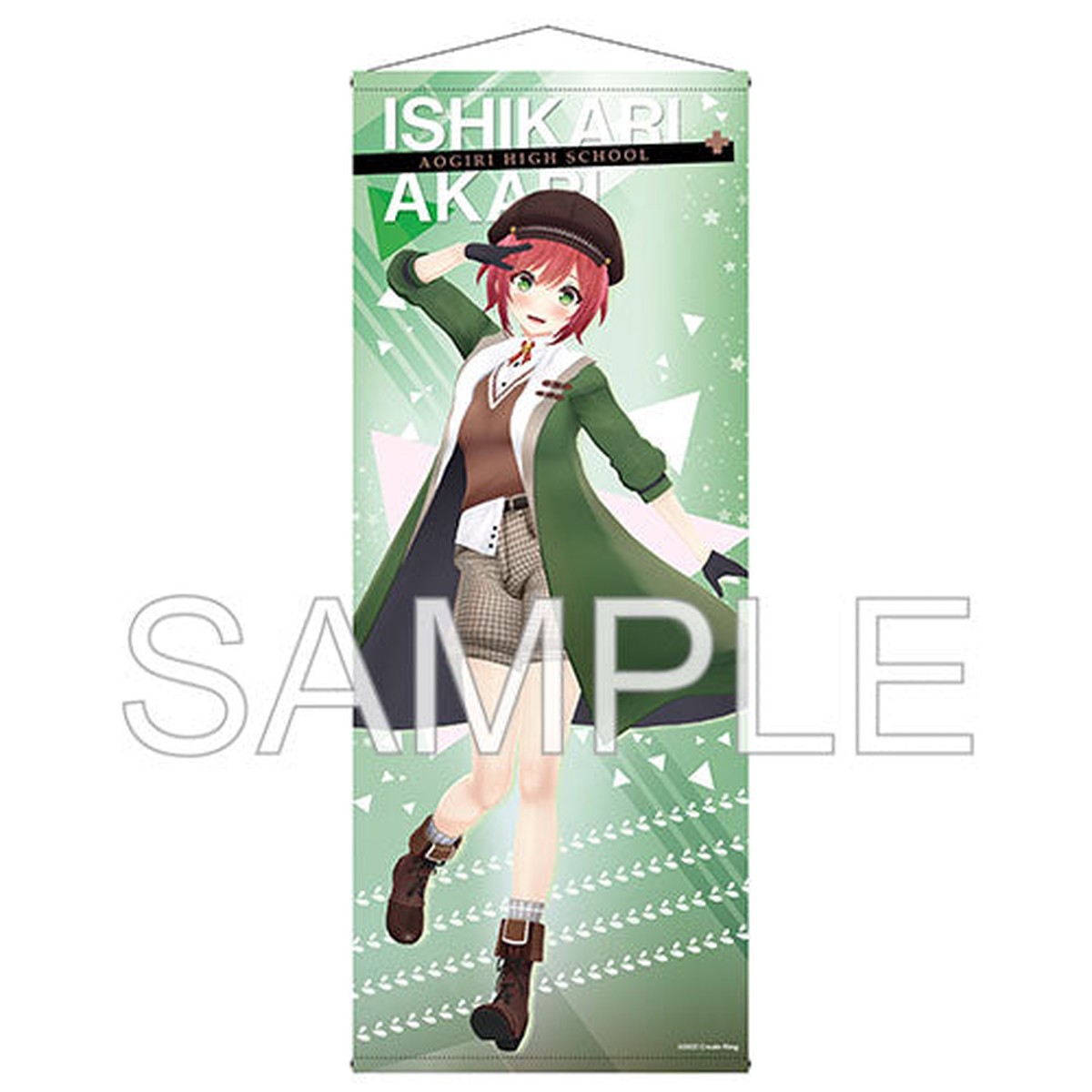 Aogiri Vtuber High School Nearly Life-size Wall Scroll Ishikari Akari