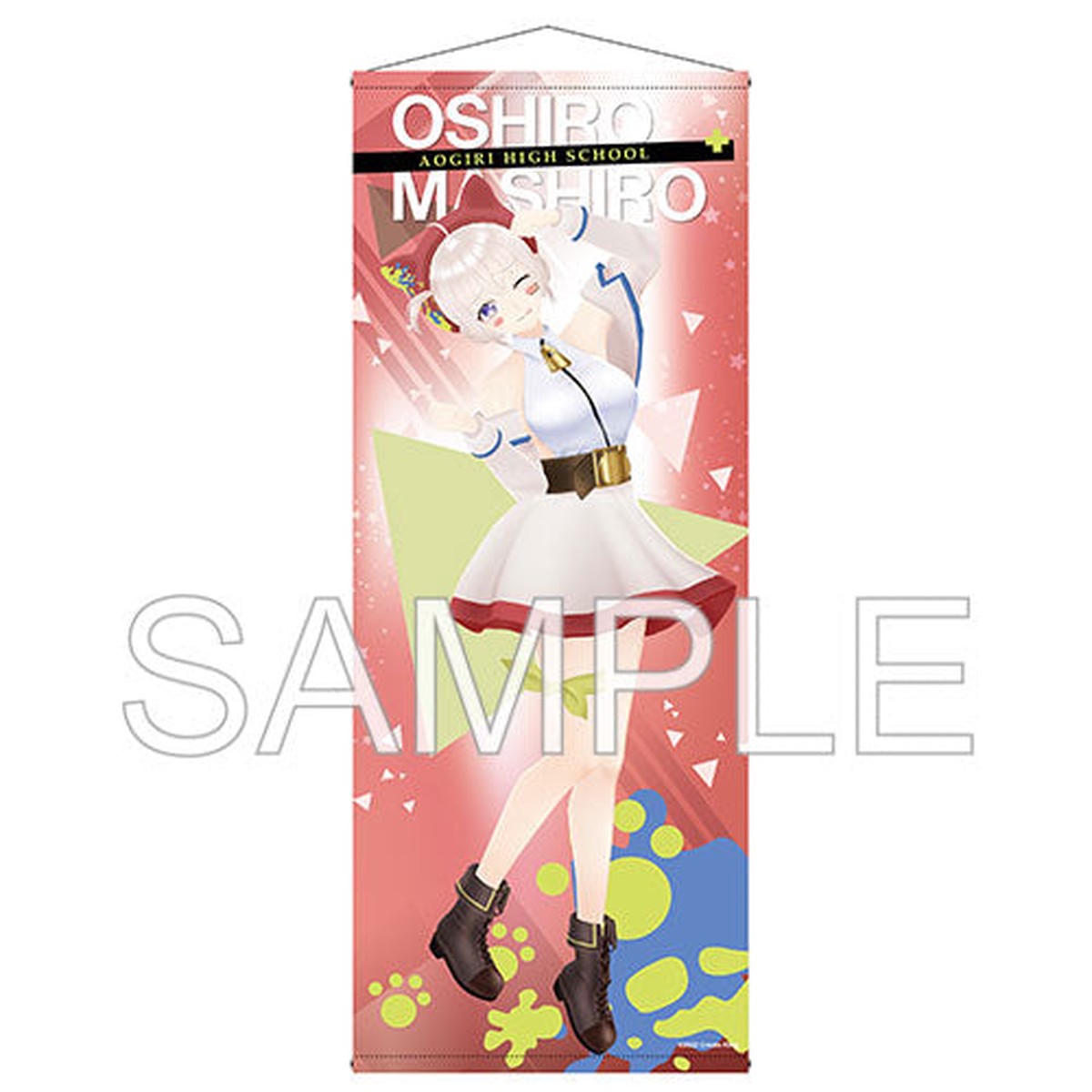 Aogiri Vtuber High School Nearly Life-size Wall Scroll Oshiro Mashiro