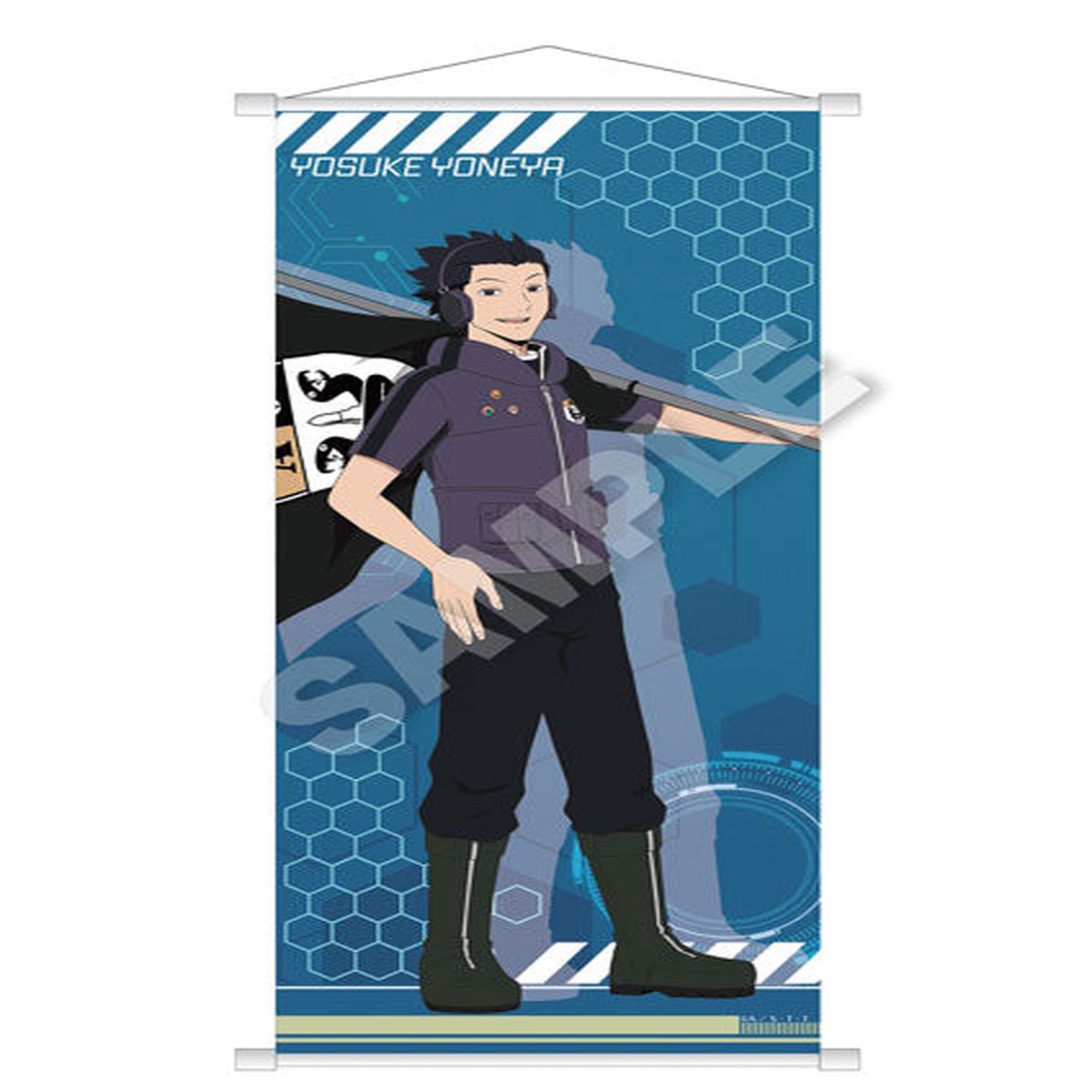 World Trigger Half B2 Wall Scroll Yosuke Yoneya