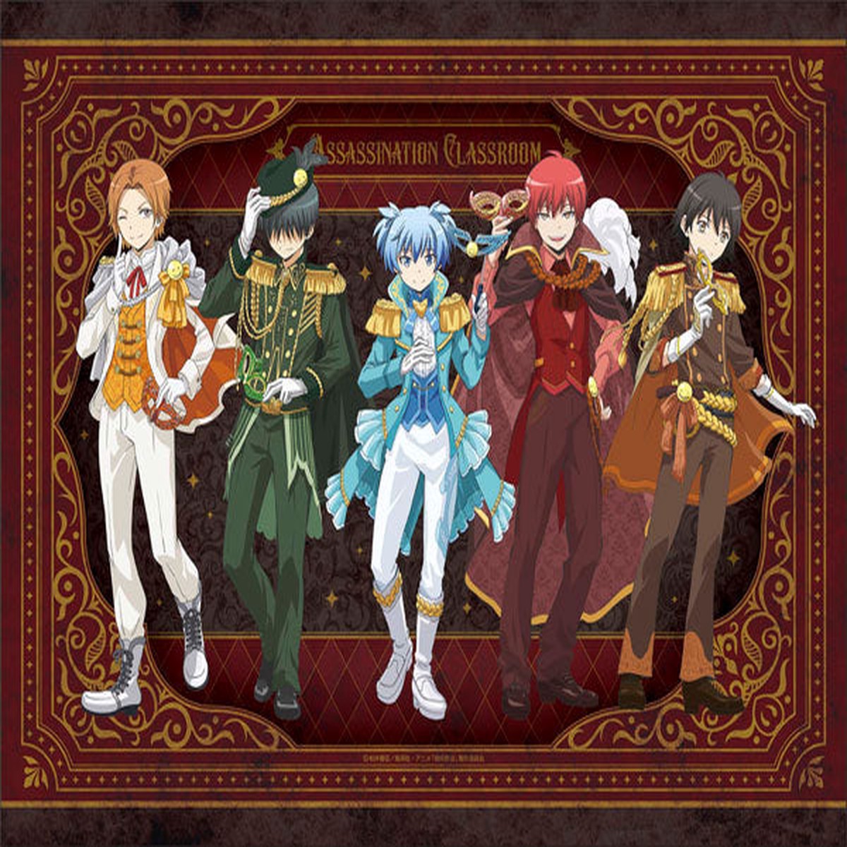 Anime "Assassination Classroom" New Illustration B2 Wall Scroll Masquerade Ball ver.