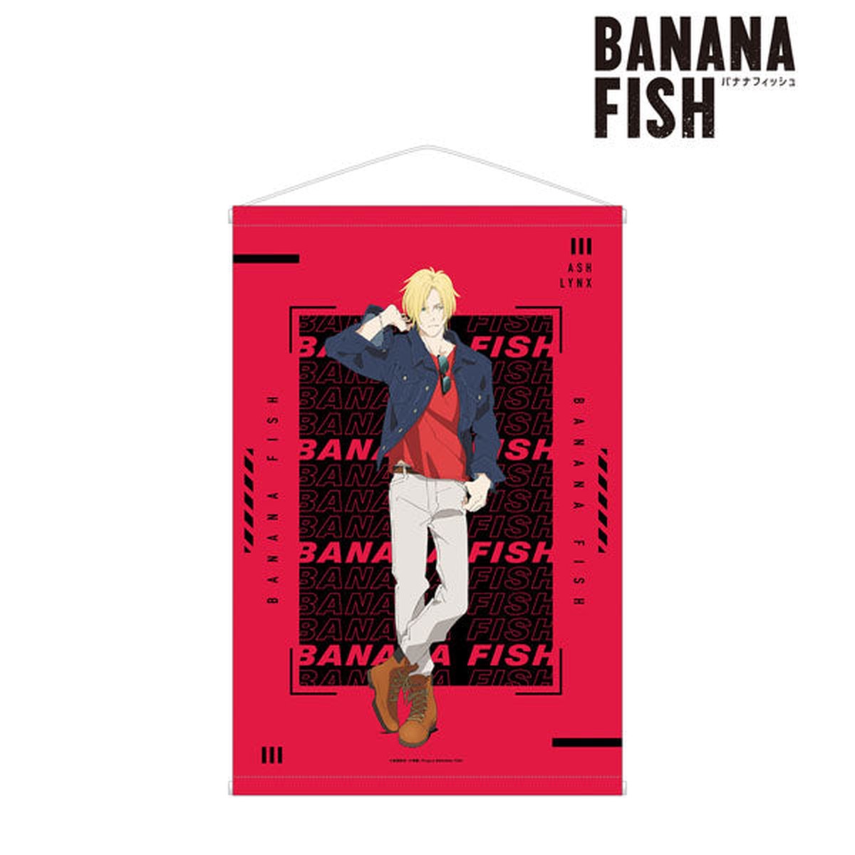 BANANA FISH New Illustration Ash Lynx Denim ver. Wall Scroll