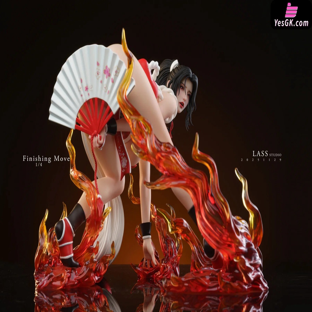 King Fighters Finishing Move Shiranui Mai 1/4 GK Statue - LASS Studio [In-Stock]