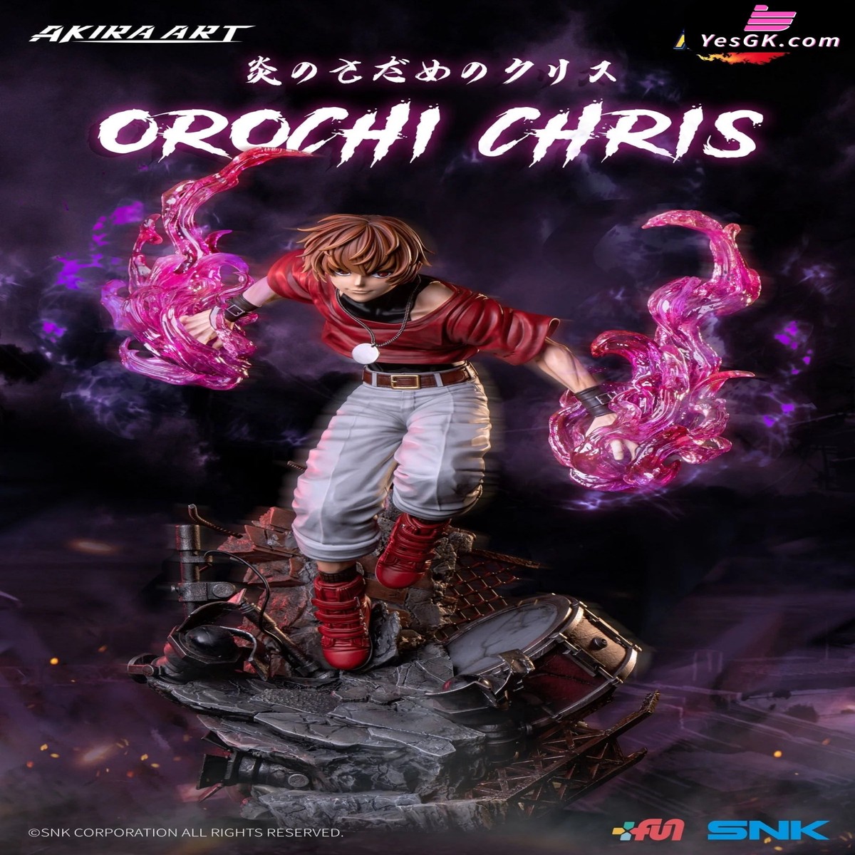 King Fighters Orochi Chris (Licensed) Resin Statue - AKIRA ART [In-Stock]