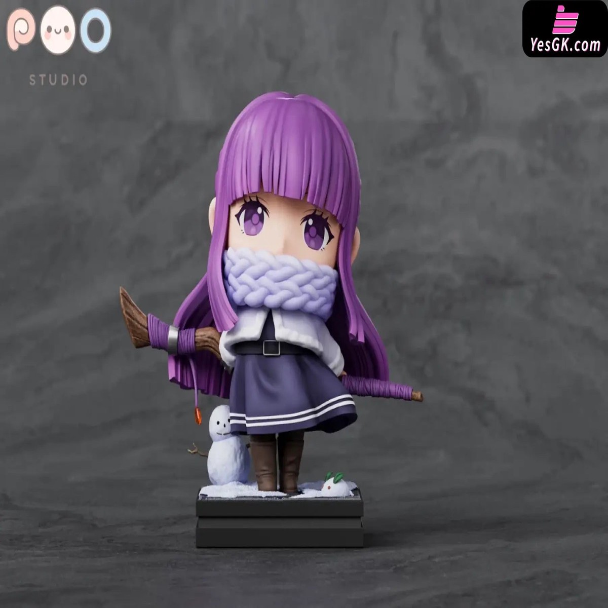 Desktop Series Cute Winter Fern GK Statue - POPO Studio [In-Stock]