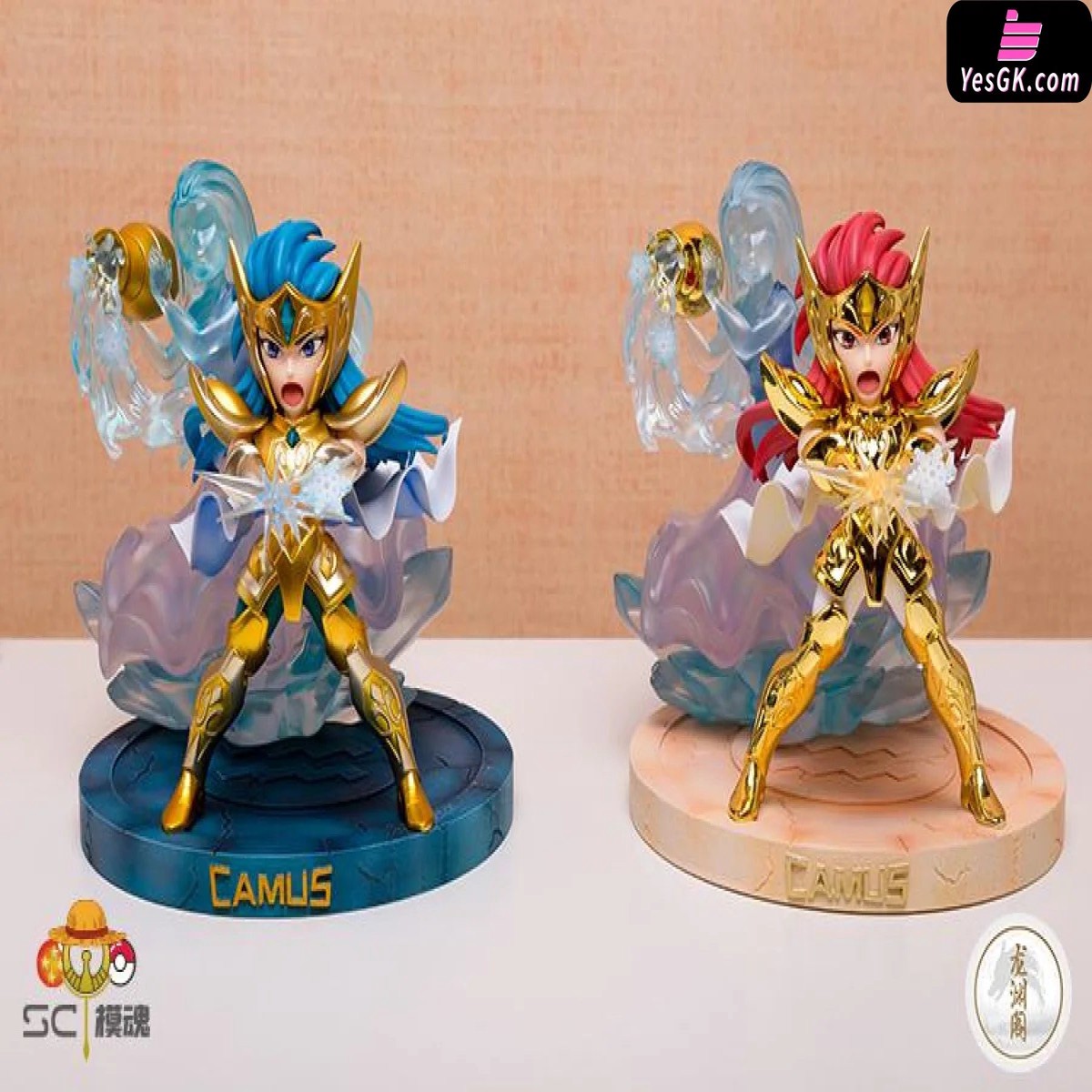 Camus Saint Seiya Aquarius Resin Statue - Long Yuan Ge X SC Studio [In-Stock]