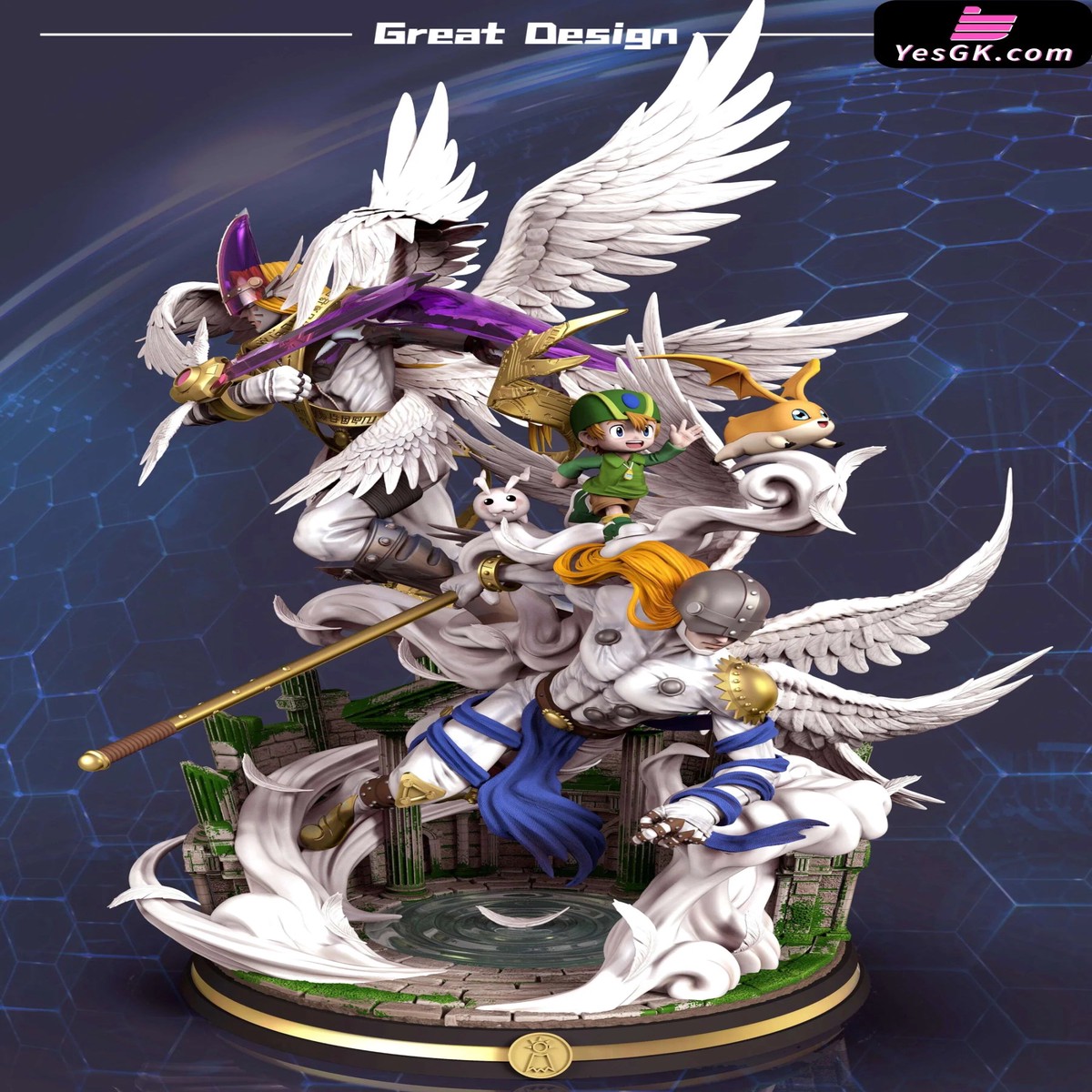 Digimon - Angemon & Holy Angemon Resin Statue - GD Studio [In-Stock]