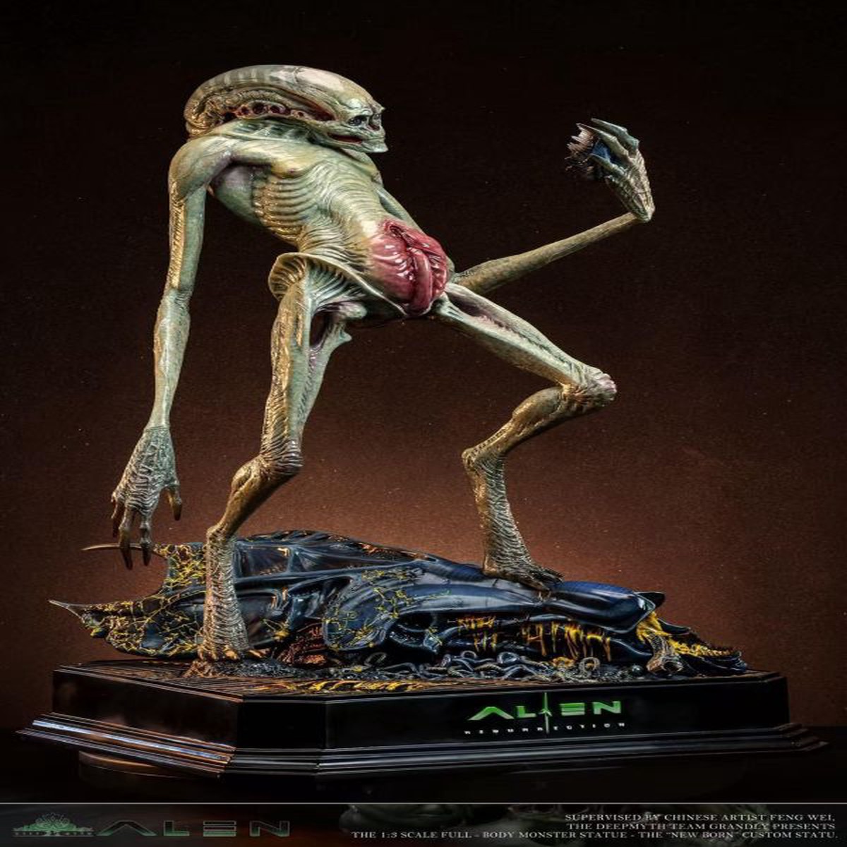 Deepmyth Studio Alien The Newborn 1/3 Scale TOPGK Limited Edition Resin Statue With LED