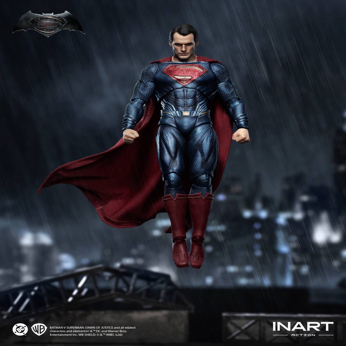 INART Batman v Superman: Dawn of Justice Superman 1/12 Scale TOPGK Action Figure(Licensed)