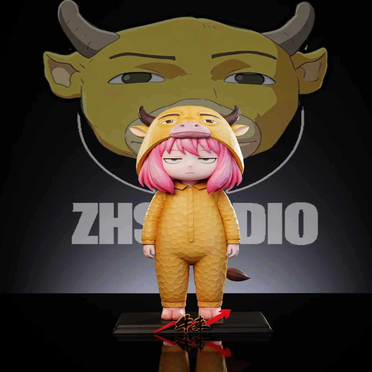 ZH Studio Anya cos Niu Lai TOPGK PU + Resin Statue