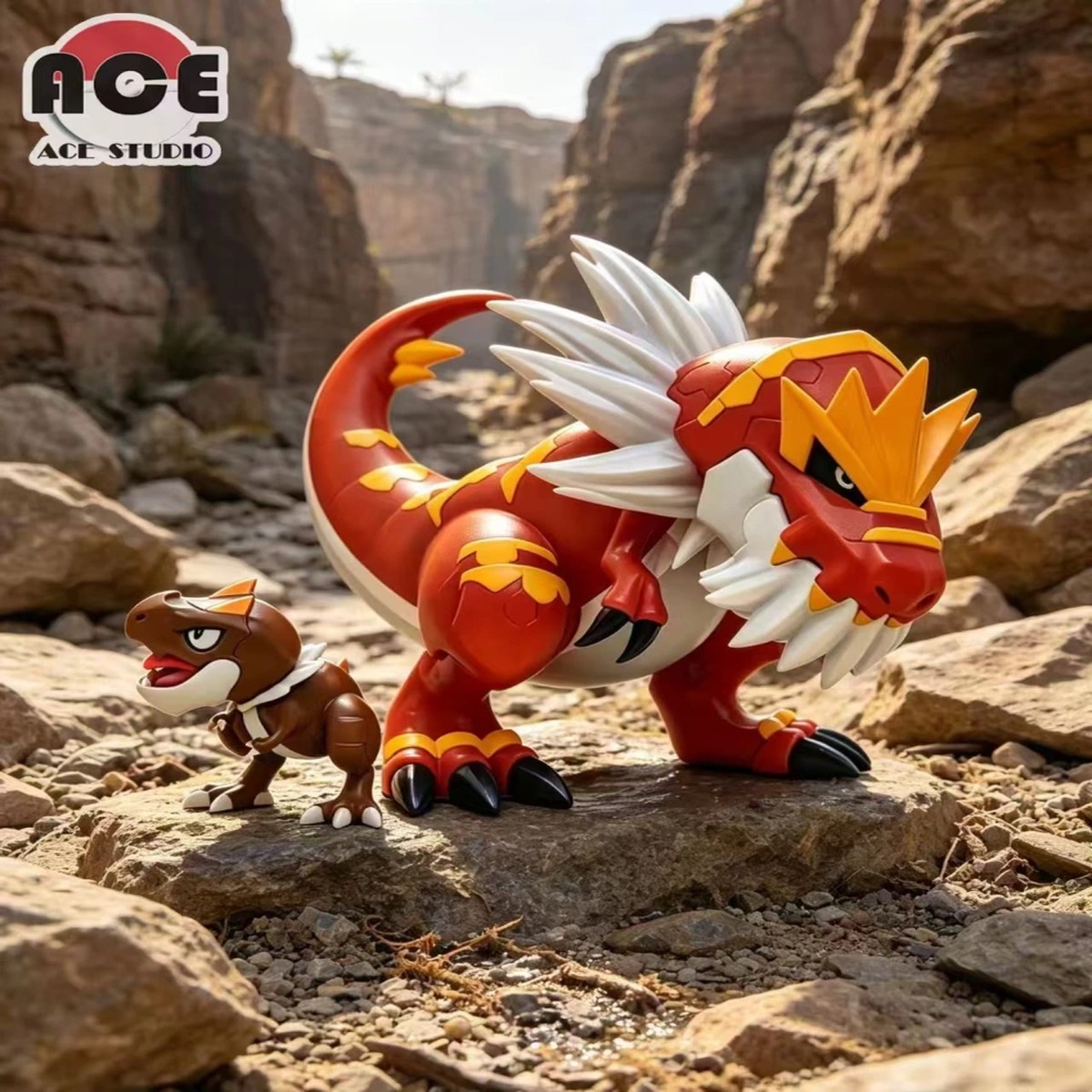 ACE Studio Pokmon Tyrantrum & Tyrunt 1/20 TOPGK Limited 88-Piece