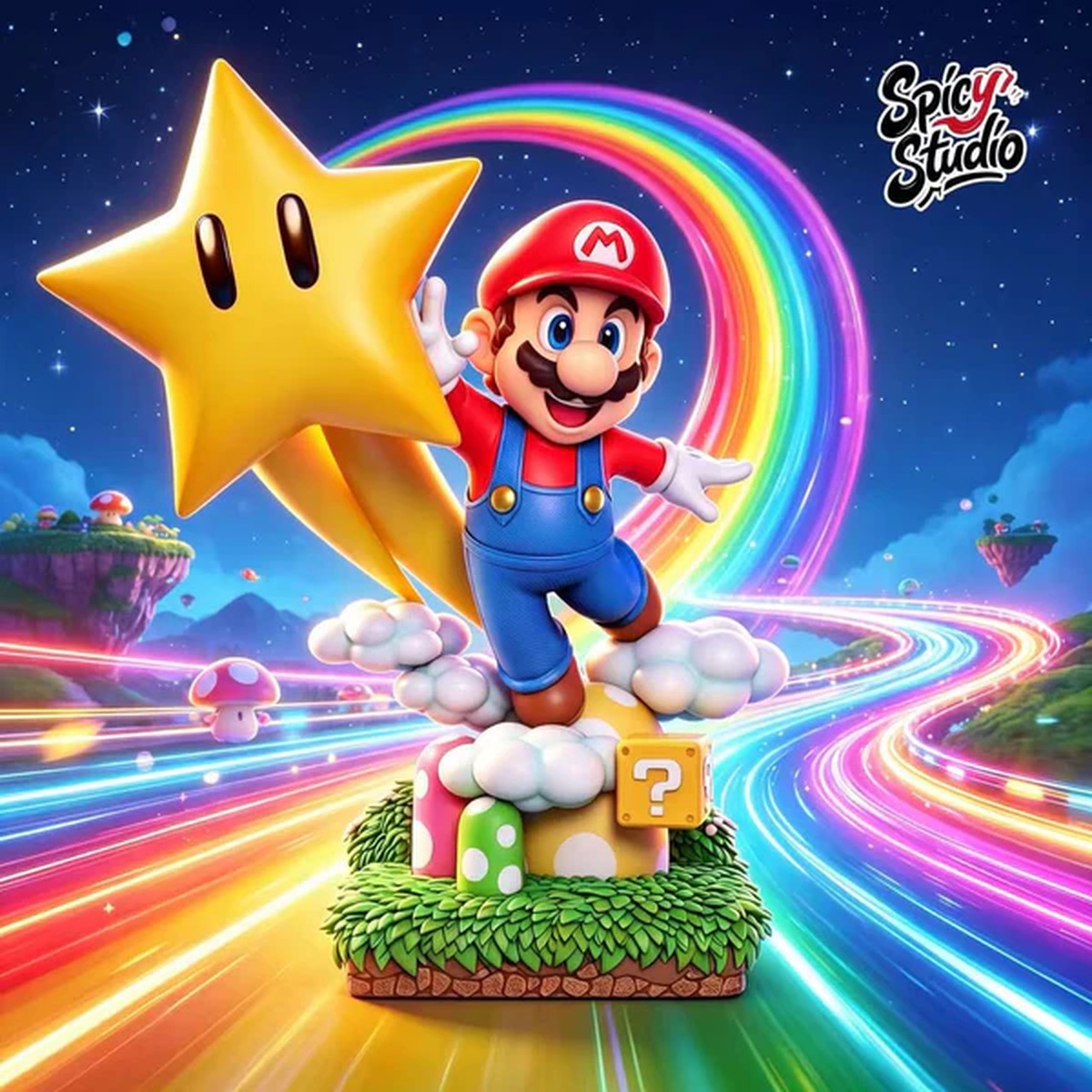 Mario Super Mario Spicy Studio