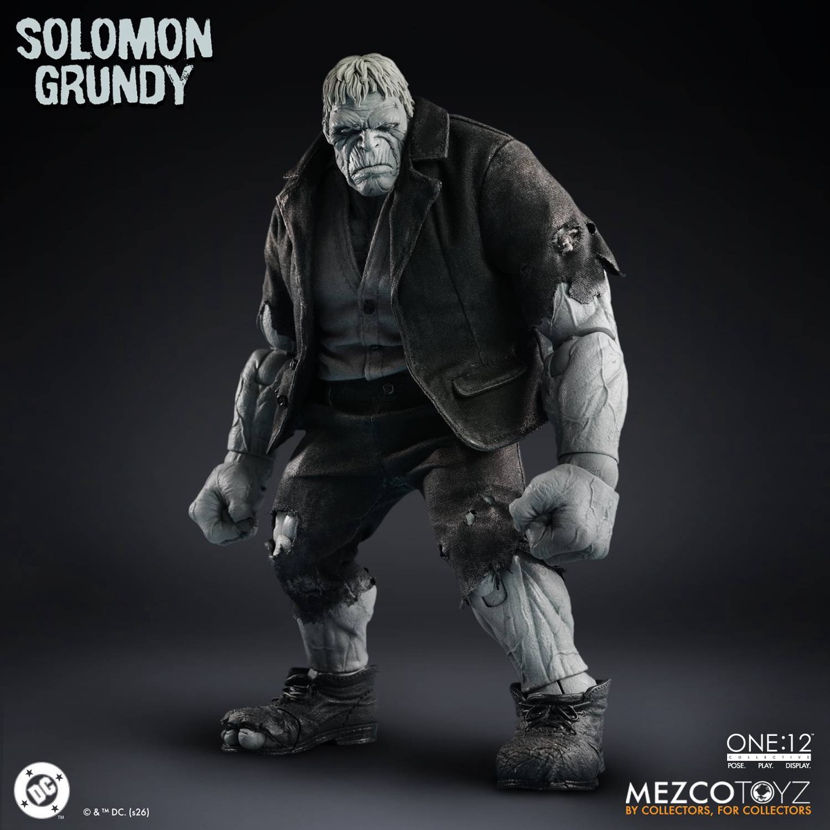 Mezco One:12 Collective DC Comics Solomon Grundy 1/12 Scale Action Figure(Licensed)