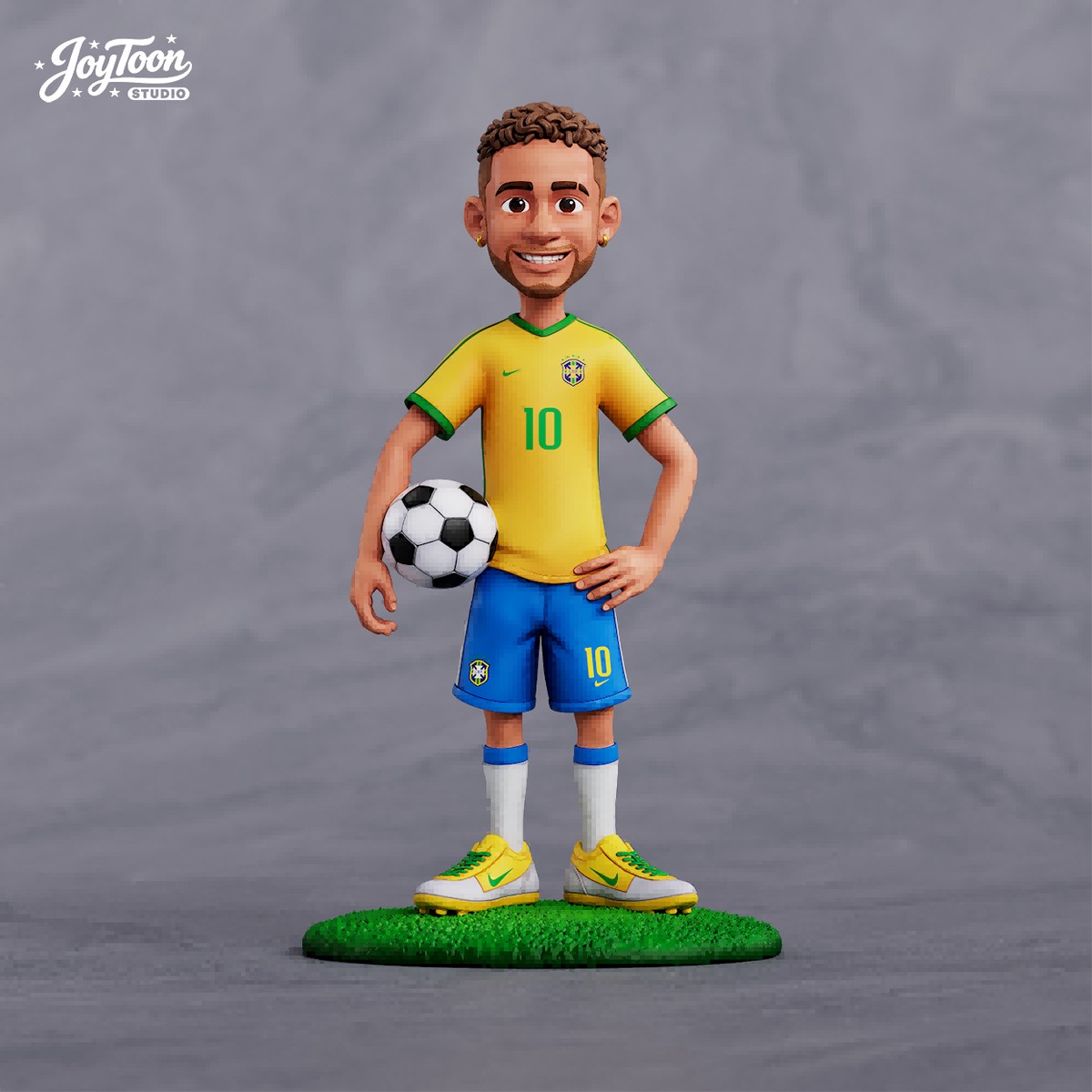World Cup Farewell Dance Neymar Jr. Memorial GK Collectible Figure 16cm Joy Toon Studio